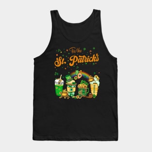 tis the st patricks day drink coffee Tank Top